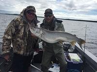 BRUD HAVING A GREAT DAY ON LAKE TROUT WATER