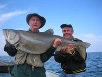 Todd Cubbon's 50lber World fishing Hall of fame catch and release record Lake Trout!