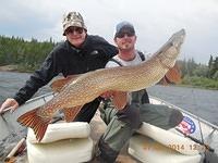 Dr. Bob Johnson with a trophy pike