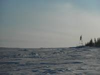 lighthouse at Mahood channel