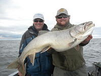 Stan and Cap'n with his 37lber
