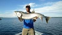 Travis with a great Lake Trout
